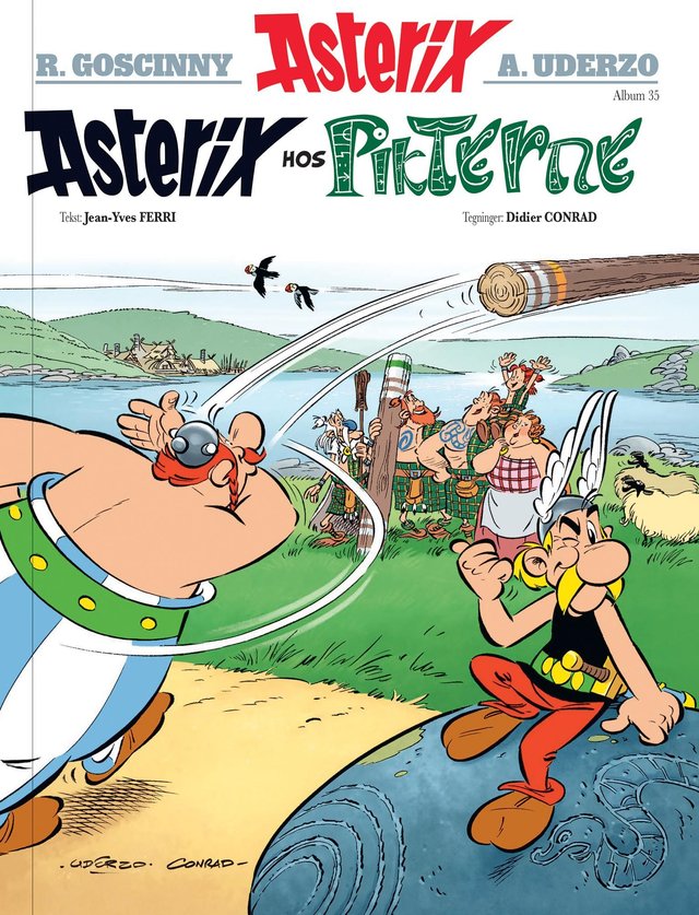 "Asterix hos Pikterne" av Jean-Yves Ferri