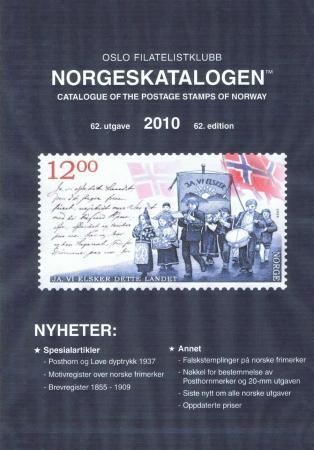 "Norgeskatalogen 2010" av Oslo filatelistklubb
