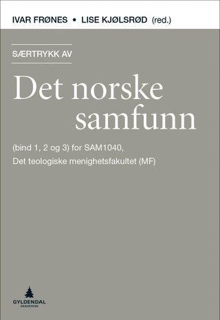 Særtrykk av Det norske samfunn - (bind 1, 2 og 3) for SAM1040, Det teologiske menighetsfakultet (MF)