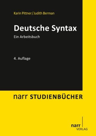 "Deutsche Syntax" av Judith Berman Karin Pittner