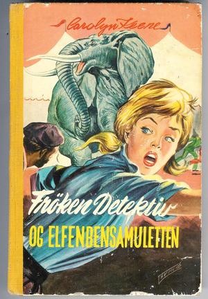 "Frøken detektiv og elfenbensamuletten" av Carolyn Keene