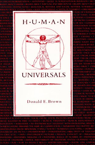 "Human Universals" av Donald E Brown
