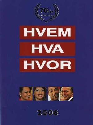 "Hvem hva hvor 2006" av Inge S. Kristiansen