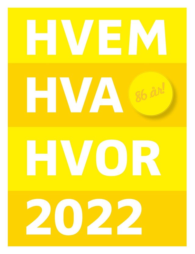 "Hvem hva hvor 2022" av Knut Are Tvedt