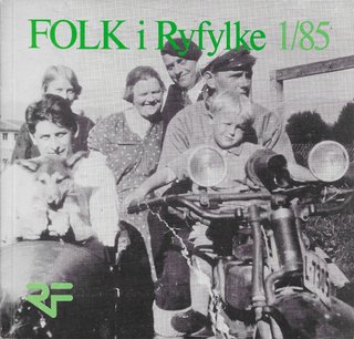 "Folk i Ryfylke - 1/1985" av Roy Høibo