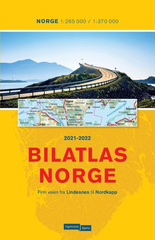 "Bilatlas Norge 2017-2018 - finn veien fra Lindesnes til Nordkapp"