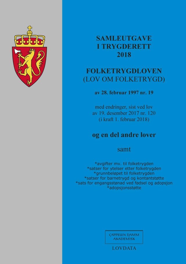 "Samleutgave i trygderett 2018" av Norge