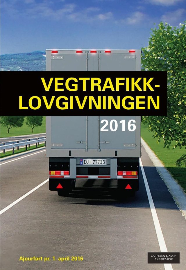 "Vegtrafikklovgivningen 2016 - vegtrafikkloven med trafikkregler og forskrifter : ajourført per 1. april 2016" av Norge