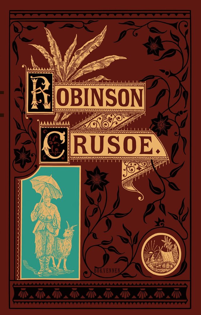 "Robinson Crusoe" av Daniel Defoe