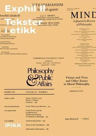 Exphil II - tekster i etikk