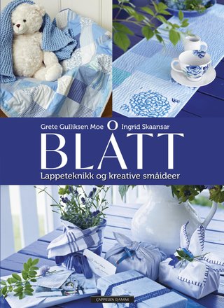 Blått - lappeteknikk og kreative småideer