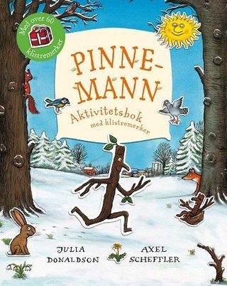 Pinnemann - aktivitetsbok med klistremerker