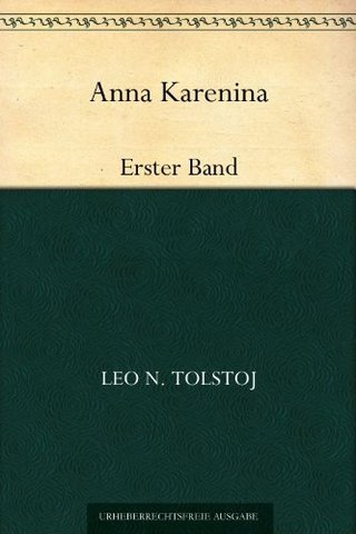 "Anna Karenina Erster Band (German Edition)" av Lew Tolstoi
