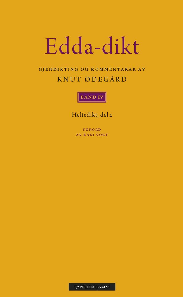 "Edda-dikt - band 4" av Knut Ødegård
