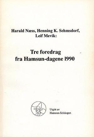 Tre fotredrag fra Hamsun-dagene 1990