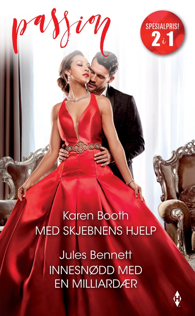 "Med skjebnens hjelp ; Innesnødd med en milliardær" av Karen Booth