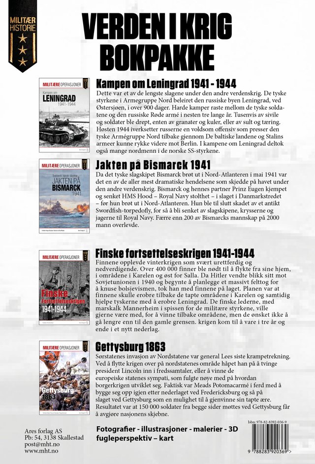 "Verden i krig bokpakke" av Per Erik Olsen