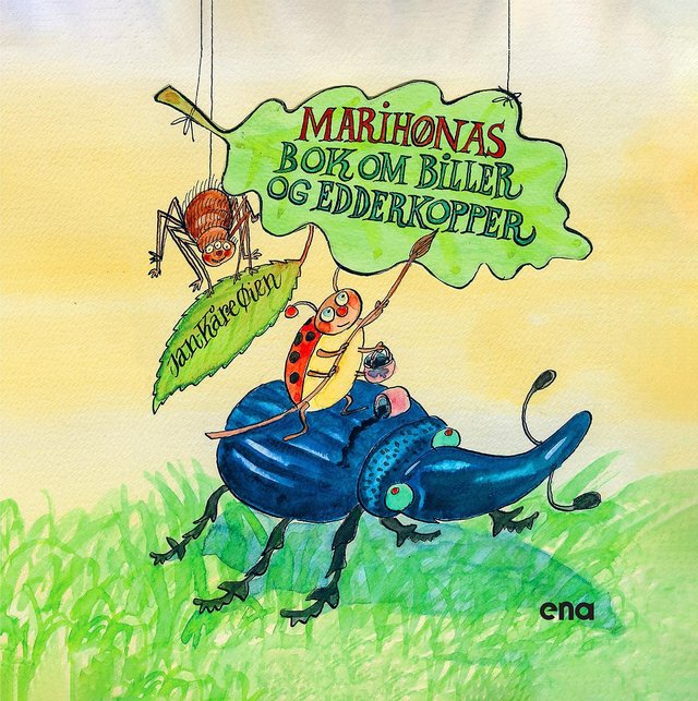 "Marihønas bok om biller og edderkopper" av Jan-Kåre Øien