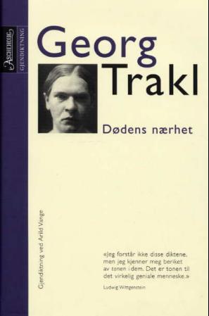 "Dødens nærhet" av Georg Trakl
