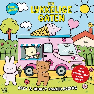 Den lykkelige gaten - cozy & comfy fargelegging