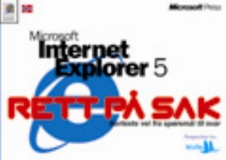 Microsoft Internet Explorer 5 - rett på sak