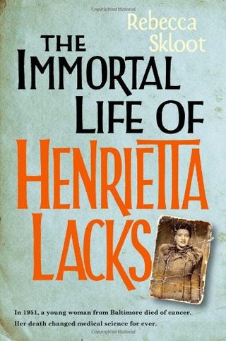"The Immortal Life of Henrietta Lacks" av Skloot Rebecca