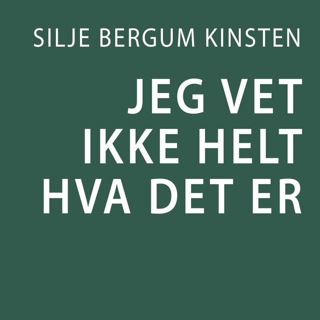 "Jeg vet ikke helt hva det er" av Silje Bergum Kinsten