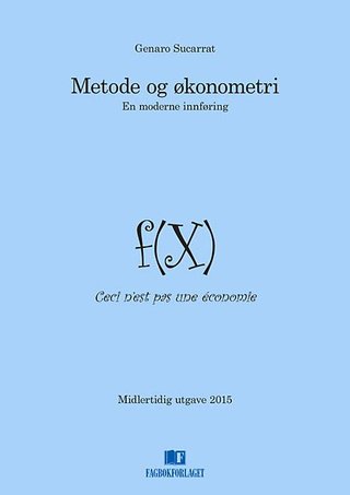 "Metode og økonometri" av Genaro Sucarrat