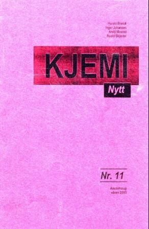 "Kjeminytt nr. 11 - våren 2003" av Harald Brandt