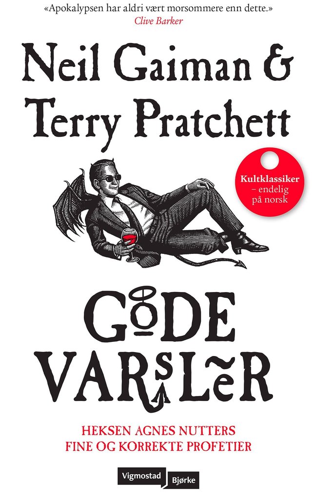 "Gode varsler - heksen Agnes Nutters fine og korrekte profetier" av Terry Pratchett