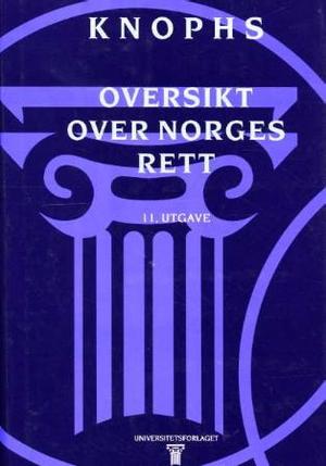 "Knophs oversikt over Norges rett" av Ragnar Knoph