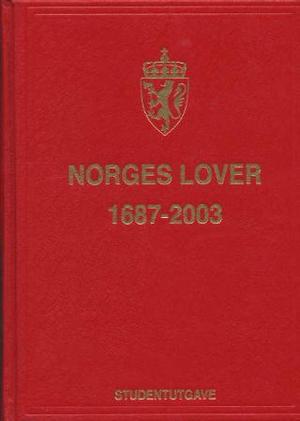 "Norges lover 1687-2003 - studentutgave" av Hans Flock