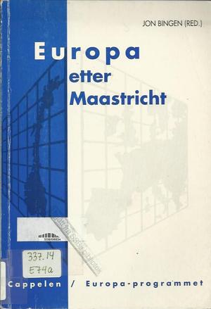 Europa etter Maastricht