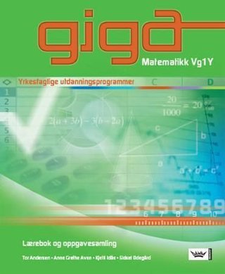 Giga - matematikk Vg1Y : yrkesfaglige utdanningsprogrammer : lærebok og oppgavesamling