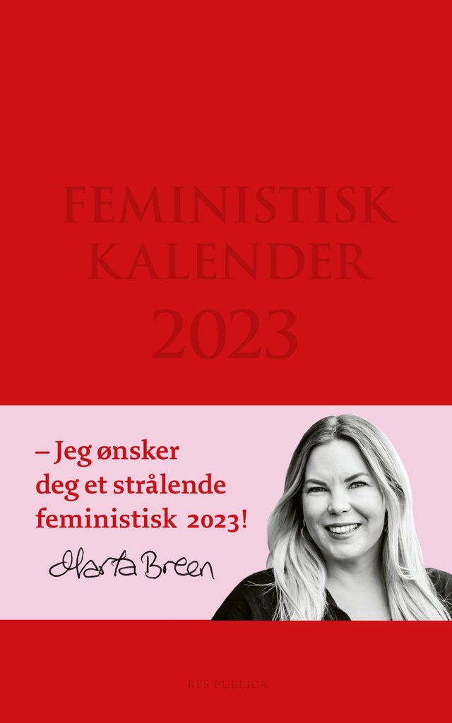 "Feministisk kalender 2023" av Marta Breen