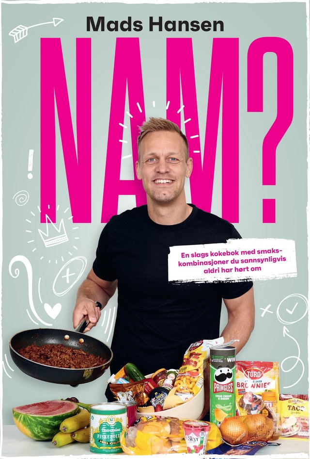 "Nam? - en slags kokebok med smakskombinasjoner du sannsynligvis aldri har hørt om" av Mads André Hansen