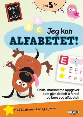 Jeg kan alfabetet - enkle, morsomme oppgaver som gjør det lett å forstå og lære seg alfabetet!