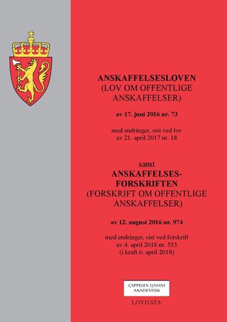 Anskaffelsesloven - (lov om offentlige anskaffelser) av 17. juni 2016 nr. 73