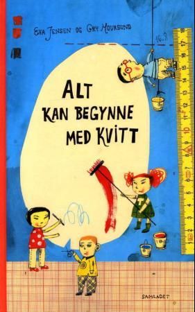 Alt kan begynne med kvitt - ei bok om fargar og former