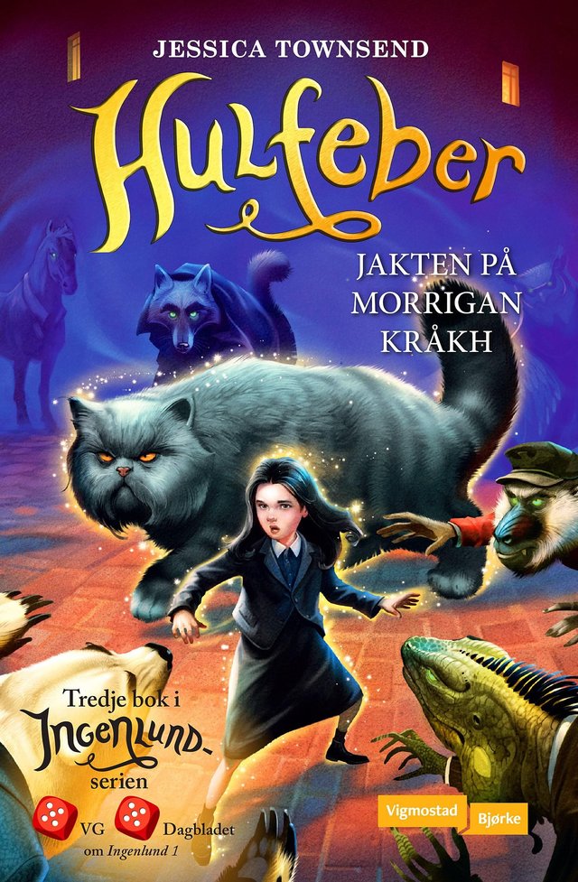 "Hulfeber - jakten på Morrigan Kråkh" av Jessica Townsend
