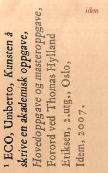 Kunsten å skrive en akademisk oppgave, hovedoppgave og masteroppgave