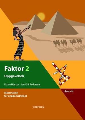 "Faktor 2 - oppgavebok : matematikk for ungdomstrinnet" av Espen Hjardar