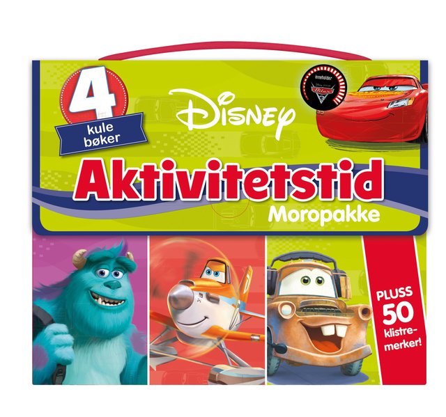 "Disney aktivitetstid - veske med 4 bøker" av Disney