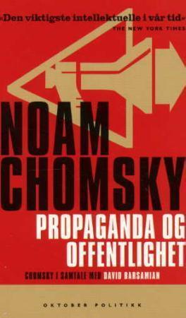 "Propaganda og offentlighet - samtaler med Noam Chomsky" av Noam Chomsky