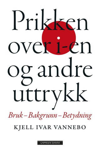 Prikken over i-en og andre uttrykk - bruk, bakgrunn, betydning