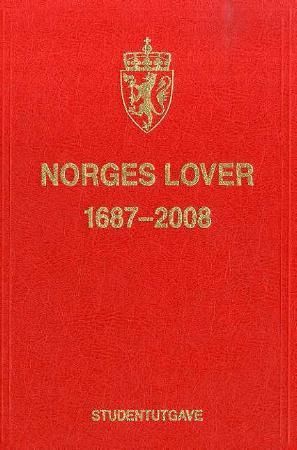 Norges lover 1687-2008 - studentutgave