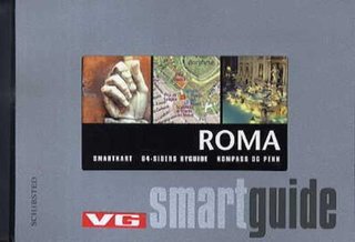 Roma - smartkart, 64 siders byguide, kompass og penn