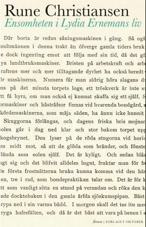 "Ensomheten i Lydia Ernemans liv - roman" av Rune Christiansen