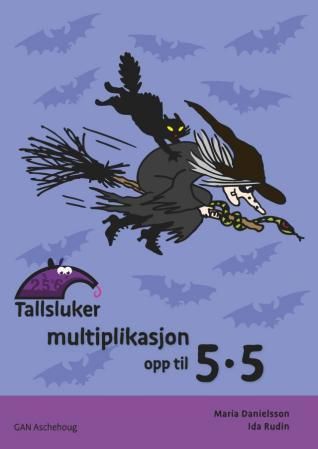 Tallsluker - multiplikasjon opp til 5*5 : pakke á 5 stk