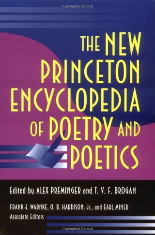 "The New Princeton Encyclopedia of Poetry and Poetics" av Alex Preminger